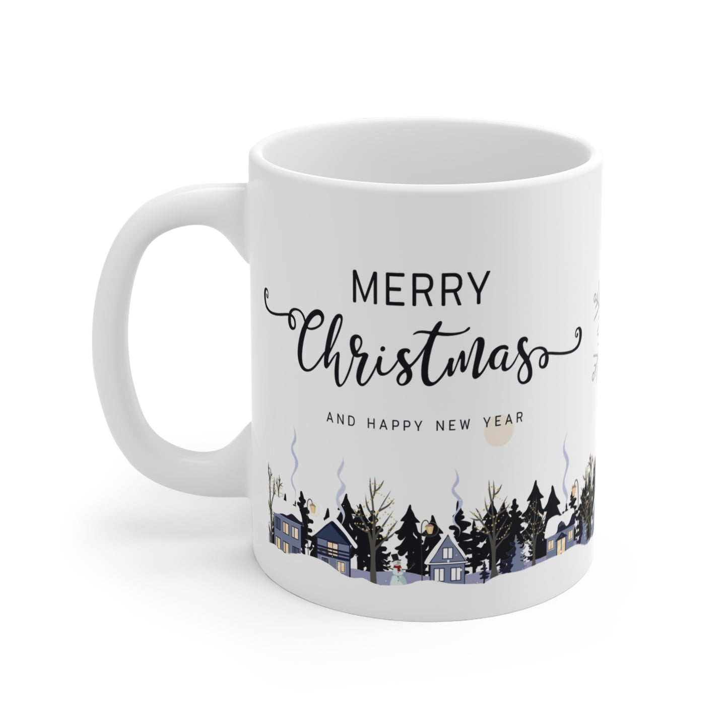 Christmas Mug 11oz - Merry Christmas Design