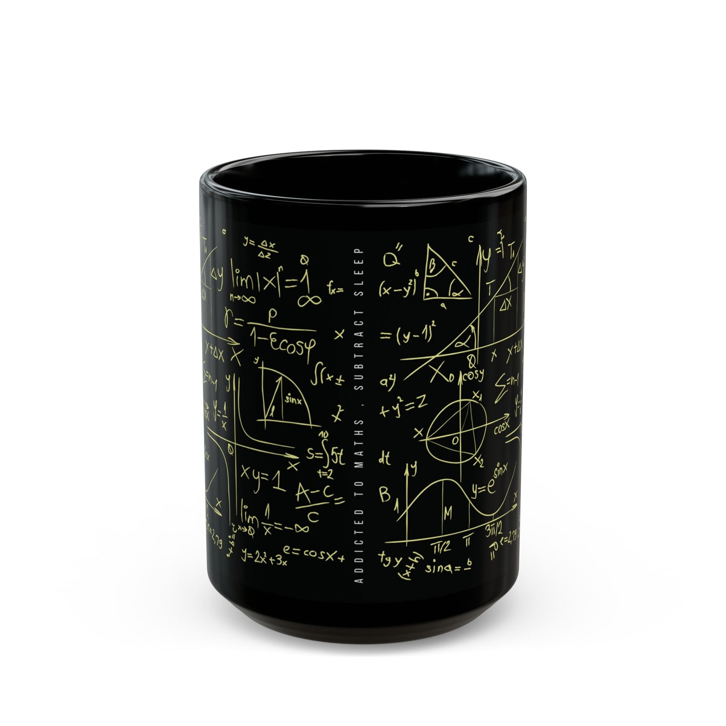 Mathematical Black Mug 15 oz - Perfect Gift for Teachers, Students & Math Lovers