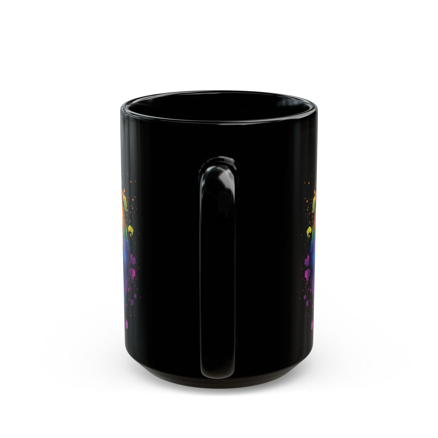 Colorful Chameleon Mug - Inspirational 15oz Coffee Cup for Creatives