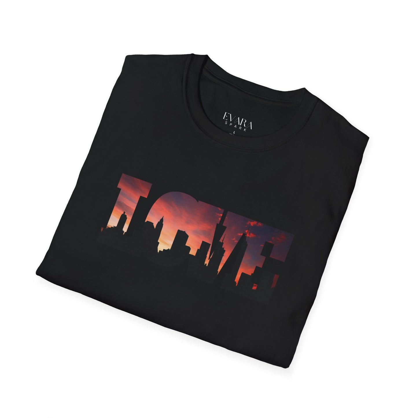 Love Cityscape T-Shirt, soft style cotton T-shirt