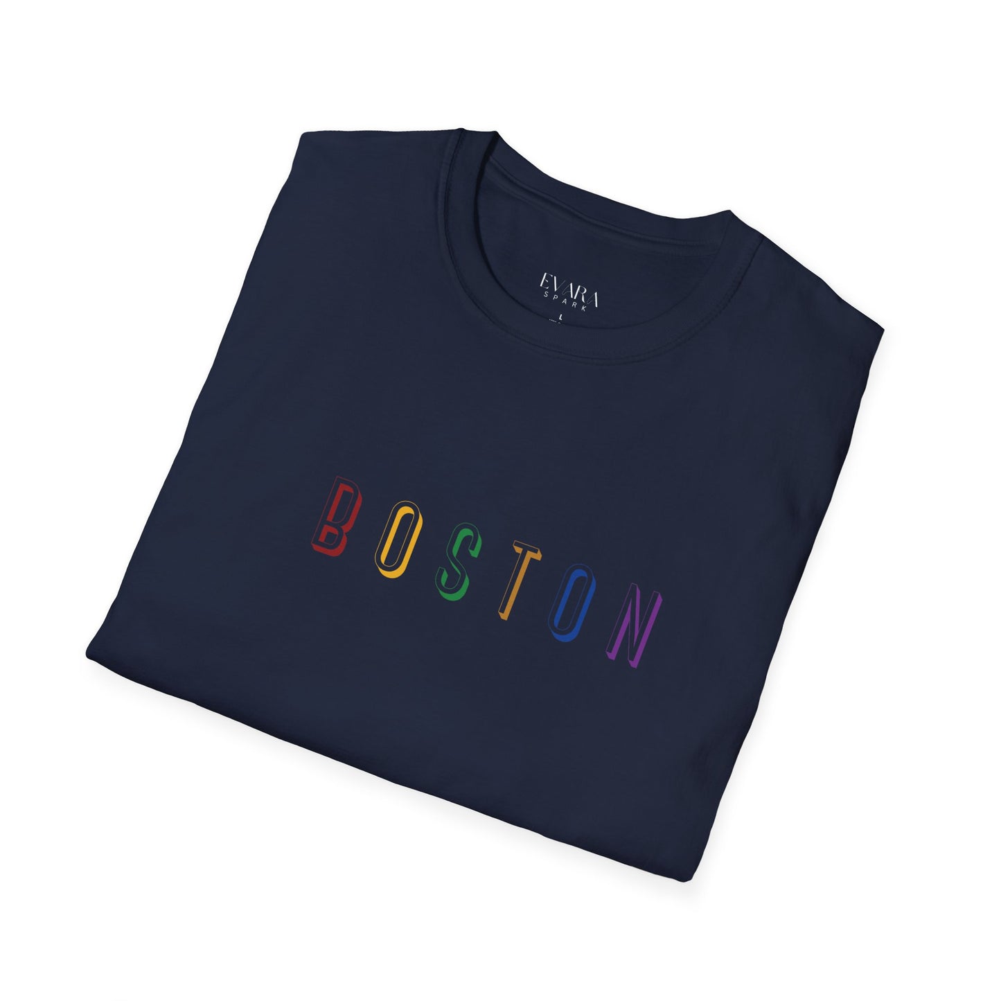'Boston' Rainbow Color T-Shirt