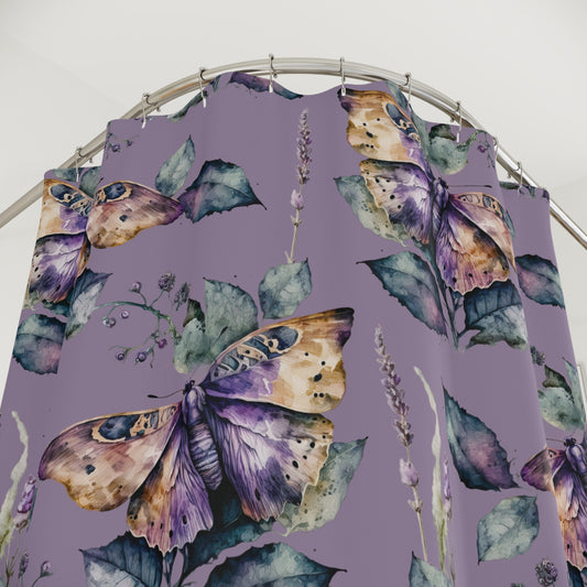 'Whimsical Butterfly Dream' Shower Curtain