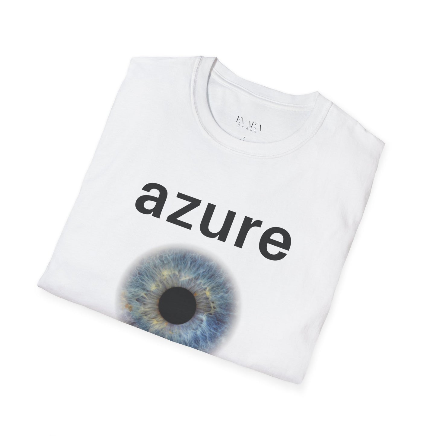 Azure Eye Softstyle T-Shirt - Trendy Graphic Tee for Art Lovers