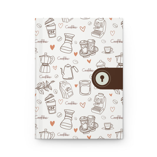 Coffee Lovers Hardcover Journal