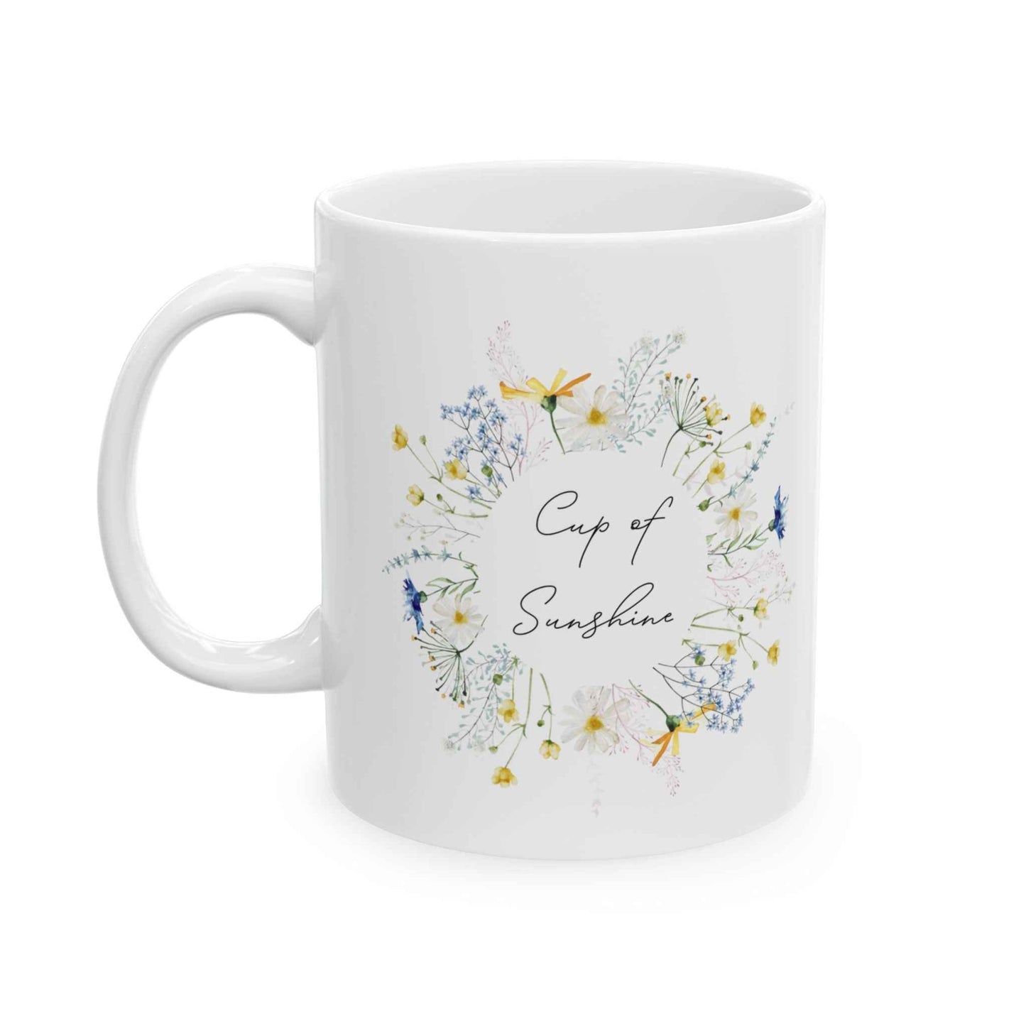 Floral Sunshine Designed Mug