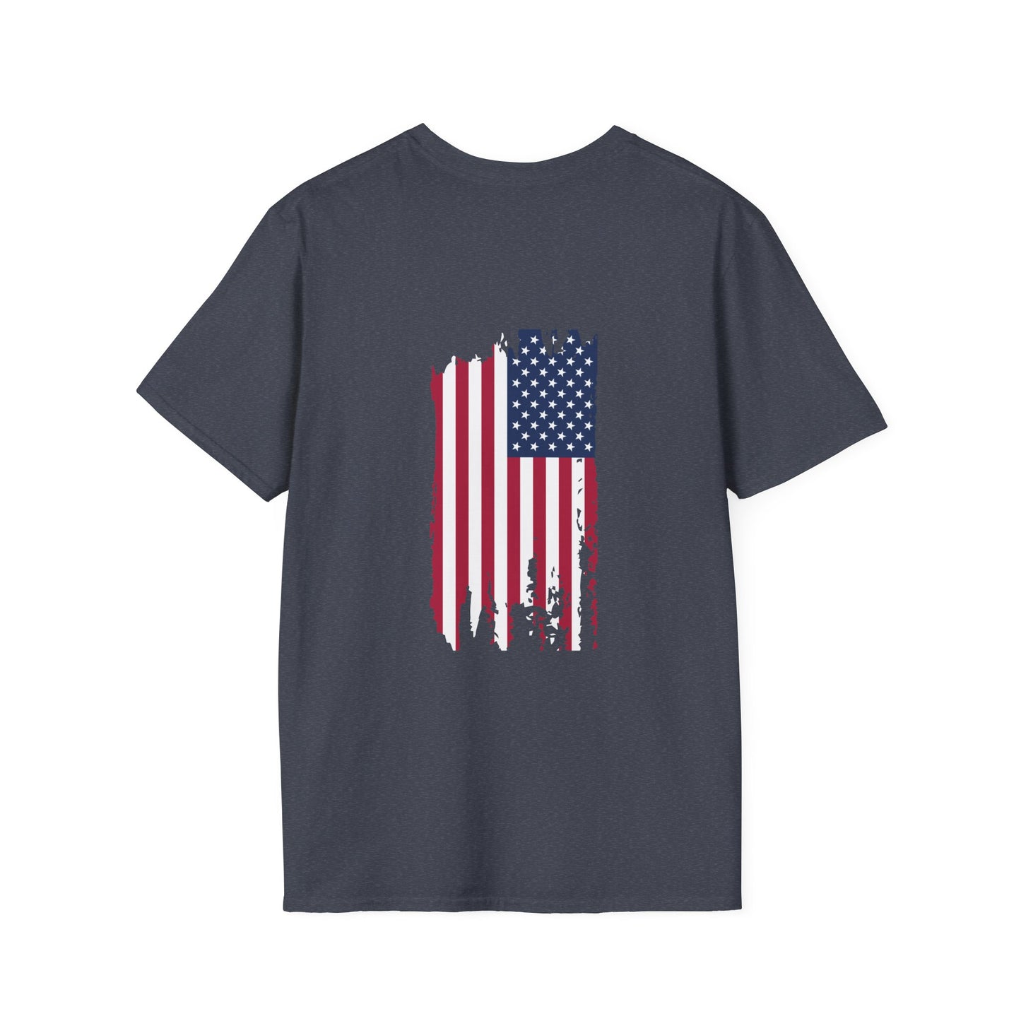 American Flag Eagle T-Shirt- USA Independence Day Patriotic Tee