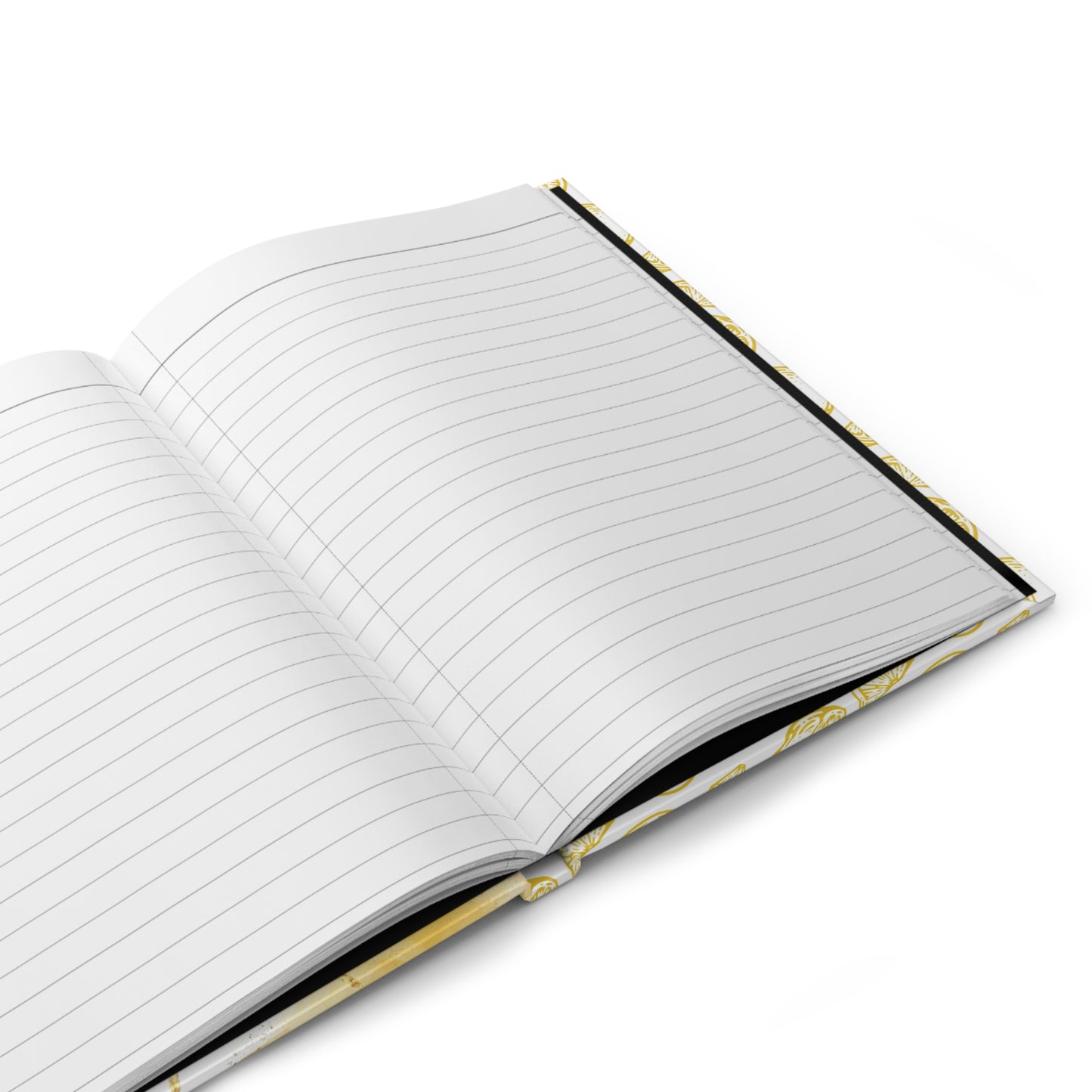 Lemon-Themed Hardcover Journal – Life is Sweet with a Little Zest