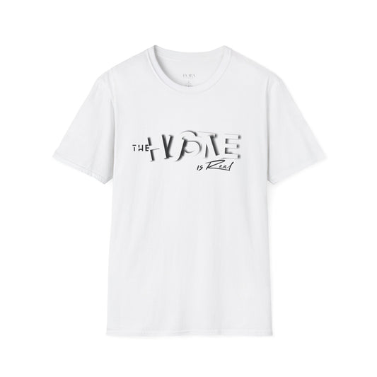 The 'HUSTLE Is Real' T-Shirt for Men-Soft style Cotton Graphic Tee
