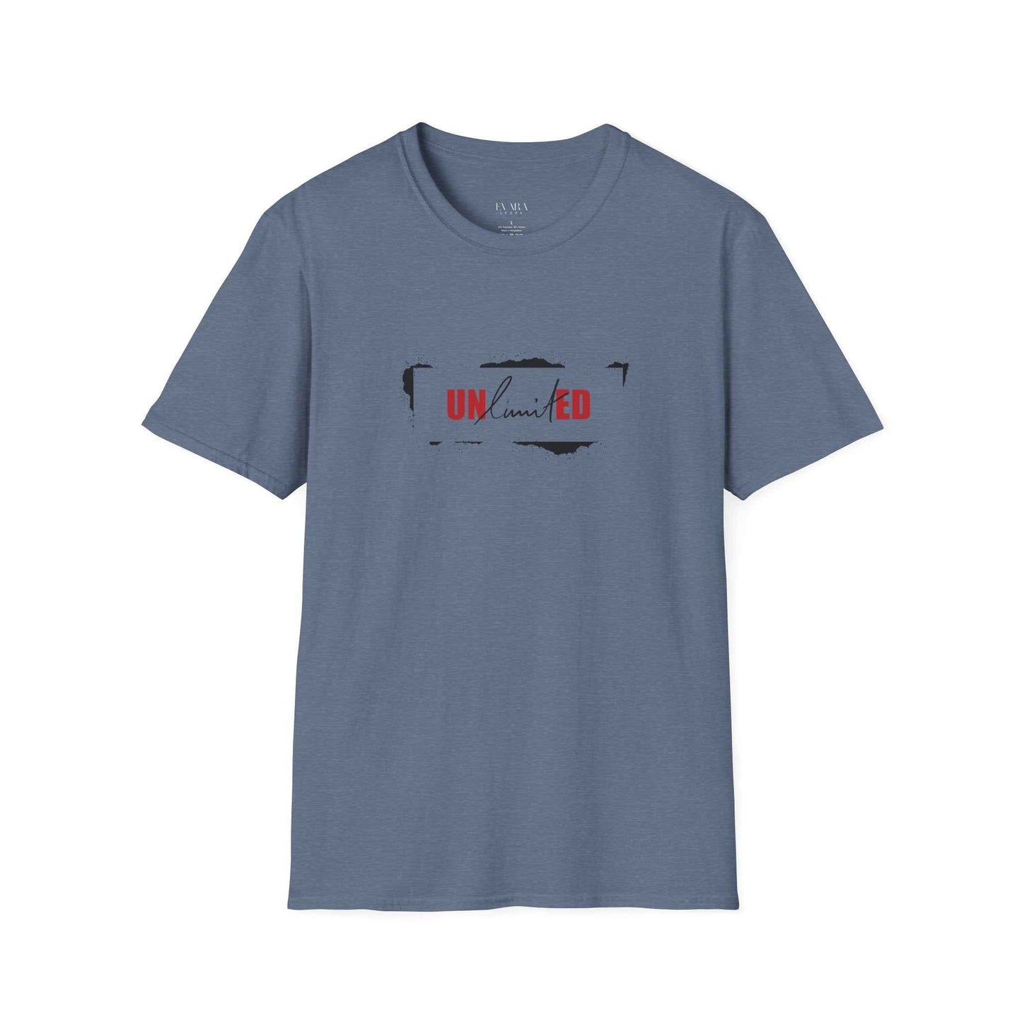 Unlimited Typography T-Shirt for Men – Soft style Cotton Tee-Minimalist Graphic Shirt, Motivational Streetwear