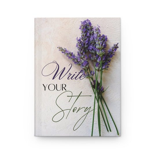 Lavender Hardcover Journal - "Write Your Story"