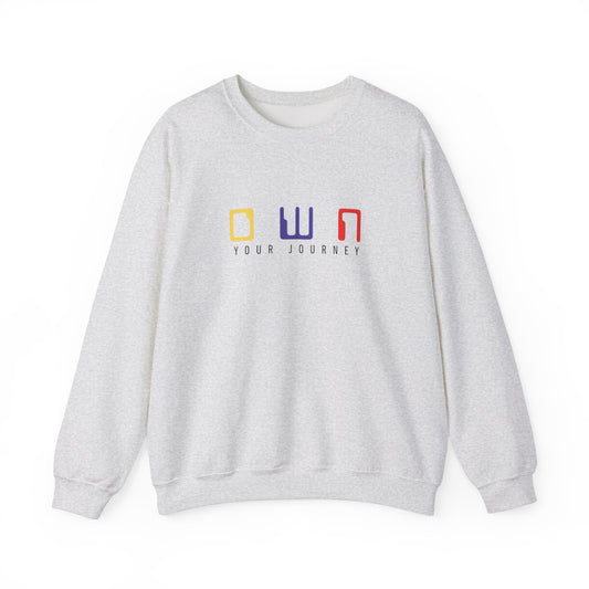 Men's Crewneck Sweatshirt - Own Your Journey Design