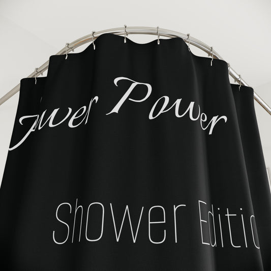 'Flower Power' Shower Curtain - Polyester Bathroom Decor