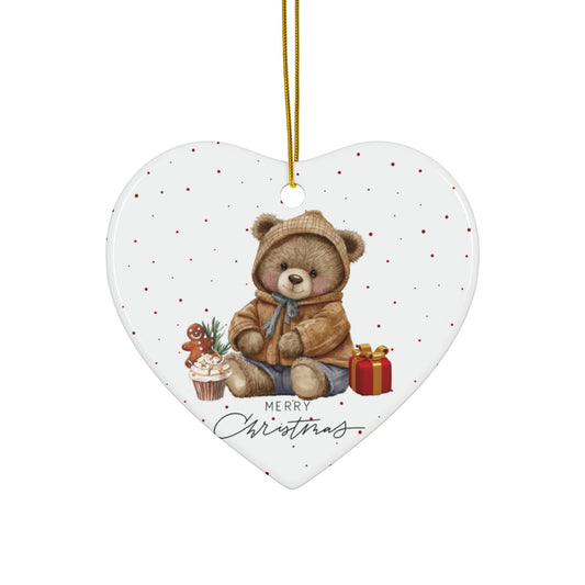 Cute Christmas Wishes Ceramic Ornaments