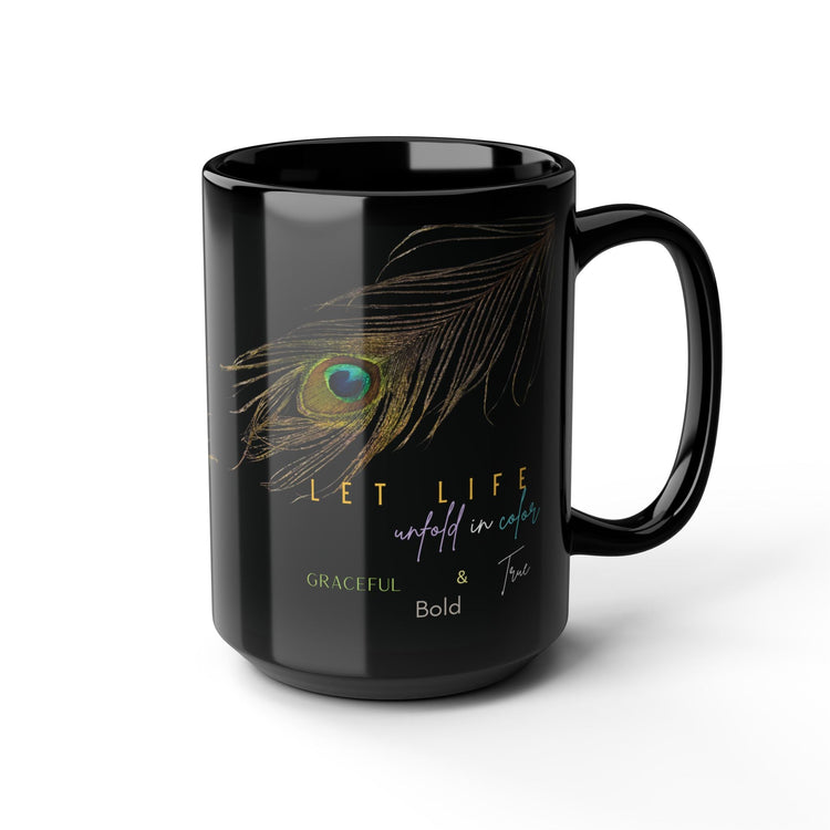 Black Glossy Ceramic Mug