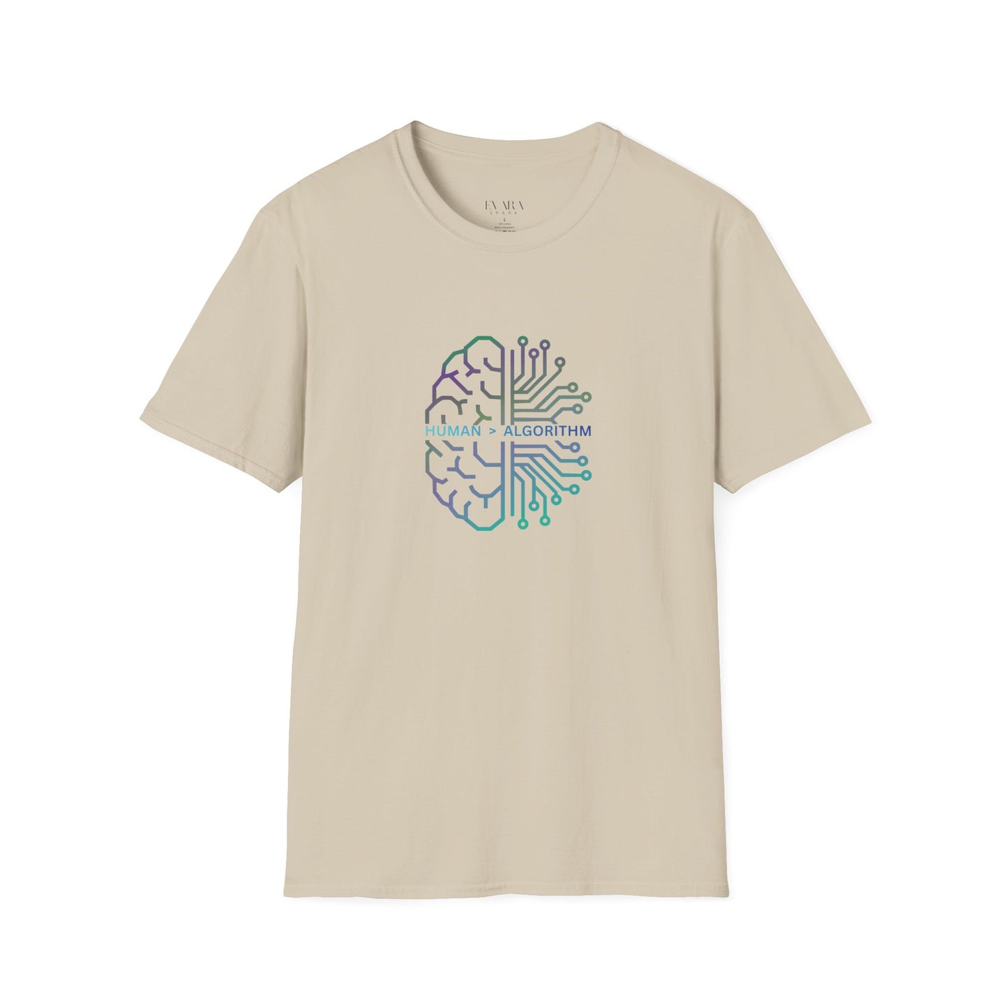 Human > Algorithm Unisex Graphic T-Shirt – Digital Soul Collection