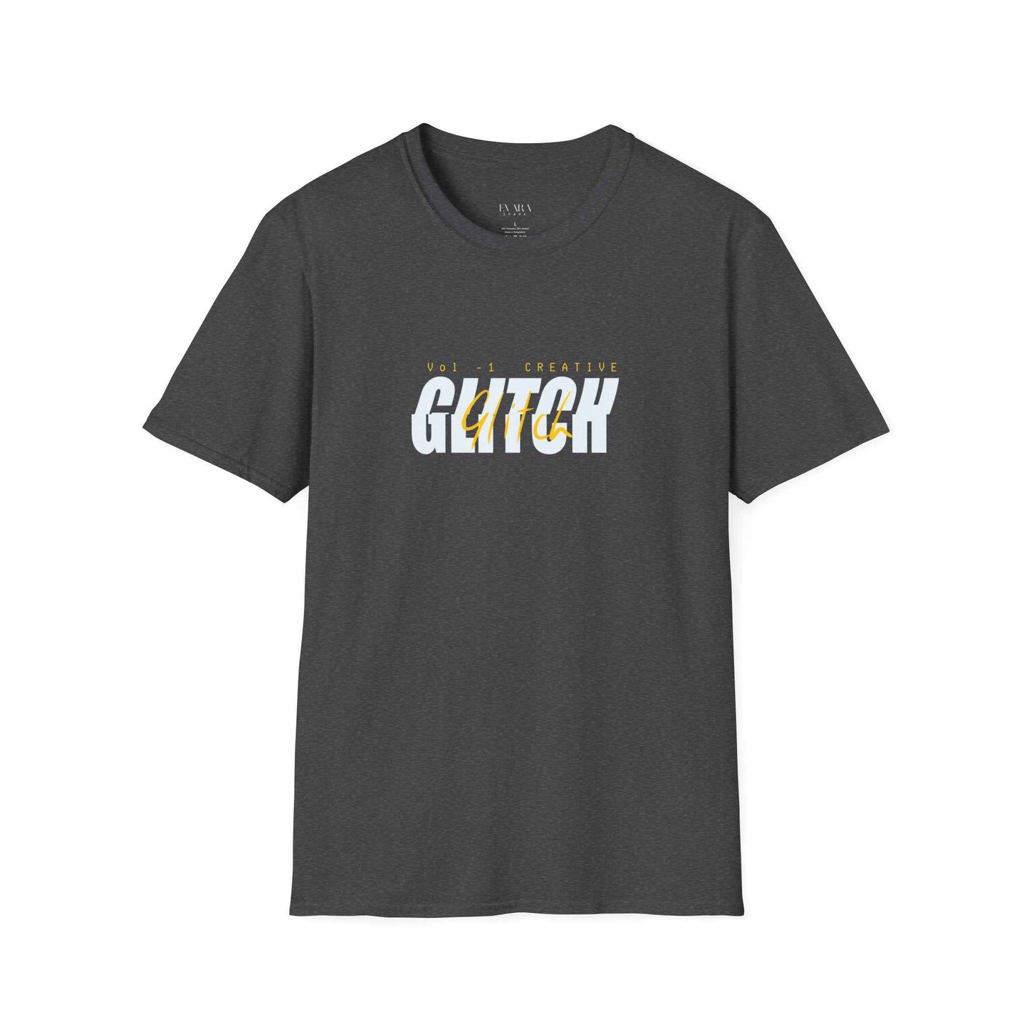 Glitch Graphic T-Shirt-Digital soul