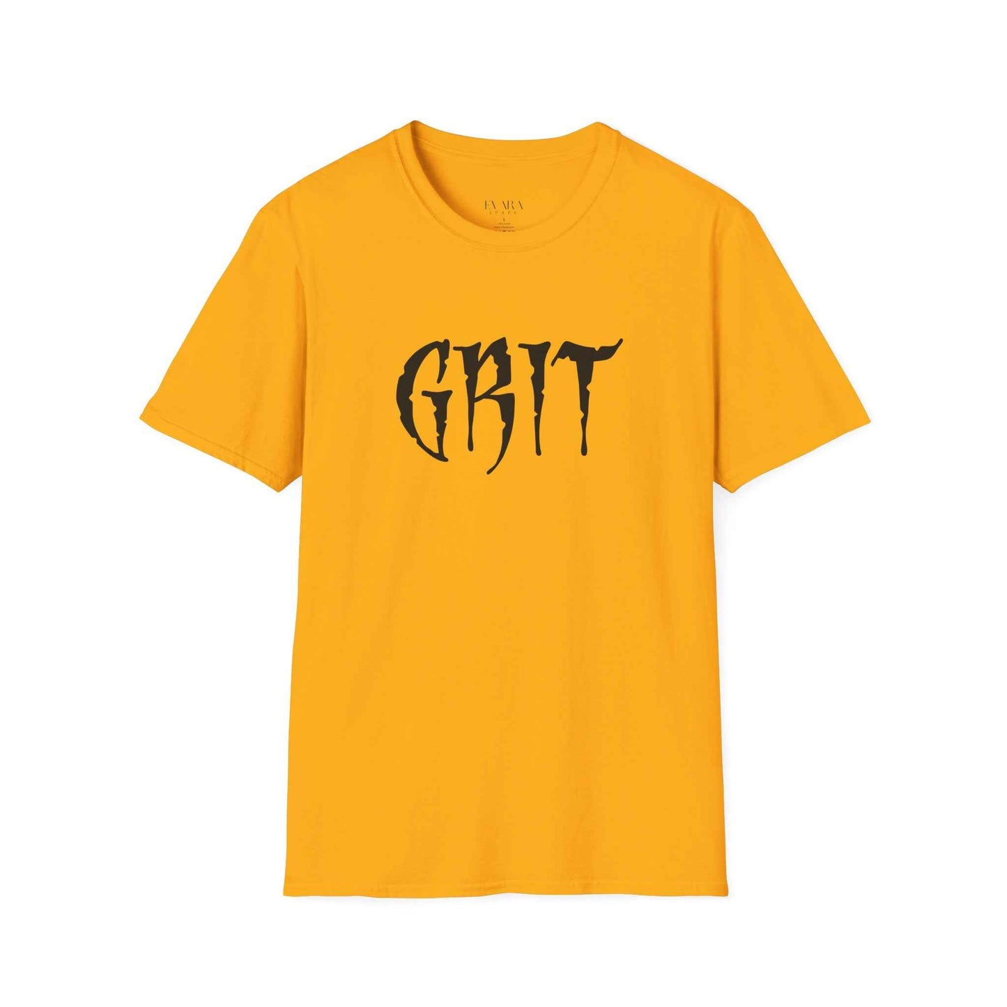 GRIT Men’s Graphic T-Shirt-Bold Motivational Streetwear by Evara Spark