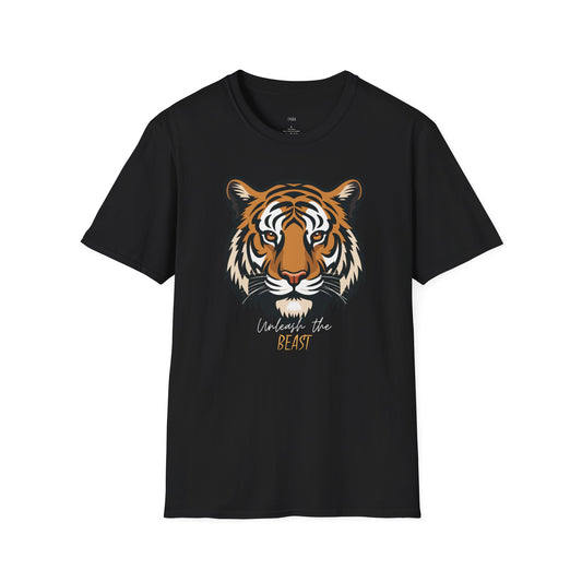 Tiger Graphic Men's T-Shirt - Unleash The Beast Design