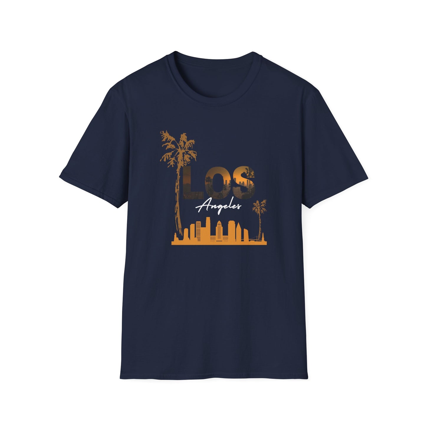 Los Angeles Skyline Graphic T-Shirt - Perfect Summer Wear