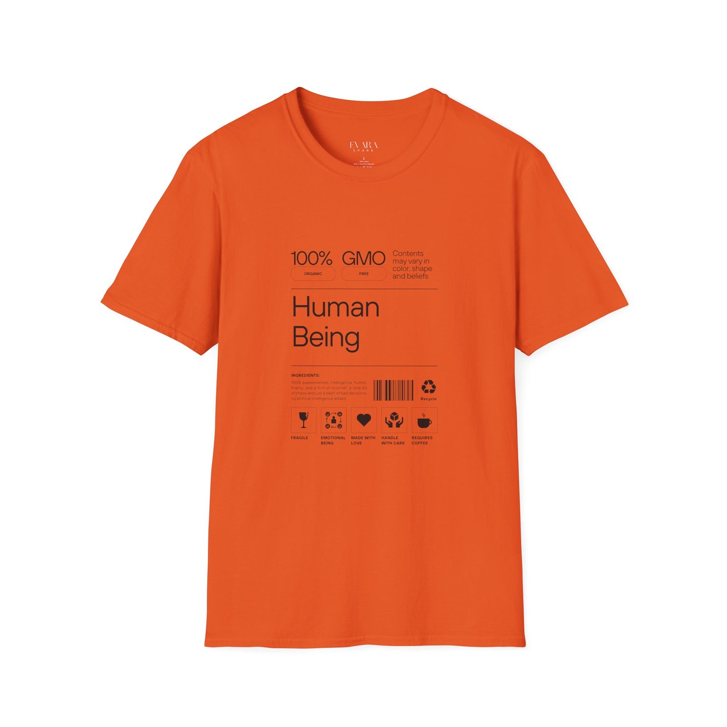 'Human Being' Unisex T-Shirt - Funny Graphic Tee for Everyday Wear