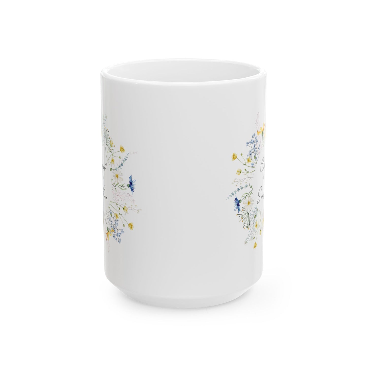Floral Sunshine Designed Mug