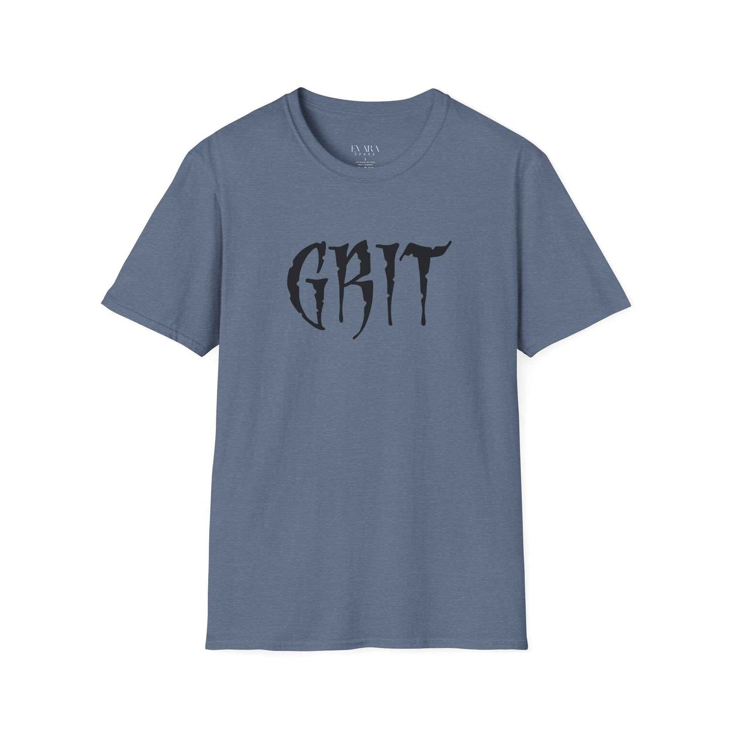 GRIT Men’s Graphic T-Shirt-Bold Motivational Streetwear by Evara Spark