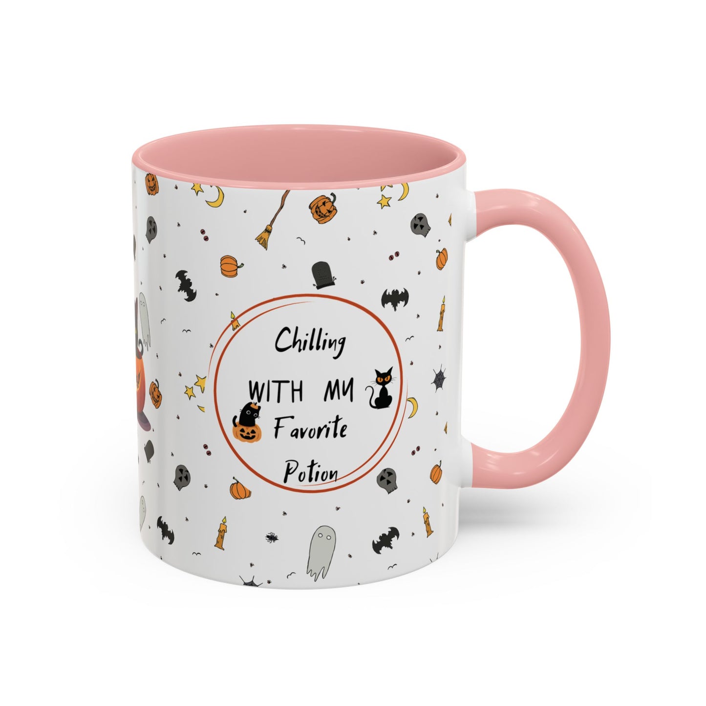 'Chilling with my favorite potion' mug (11, 15oz)