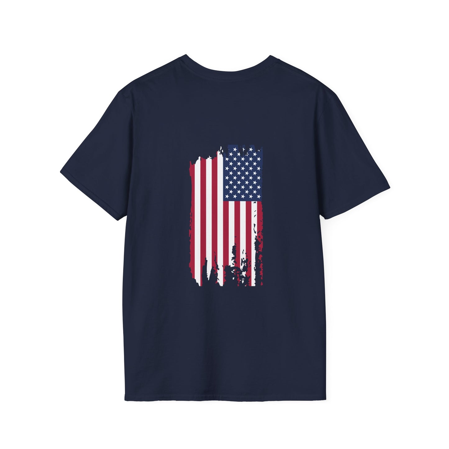 American Flag Eagle T-Shirt- USA Independence Day Patriotic Tee