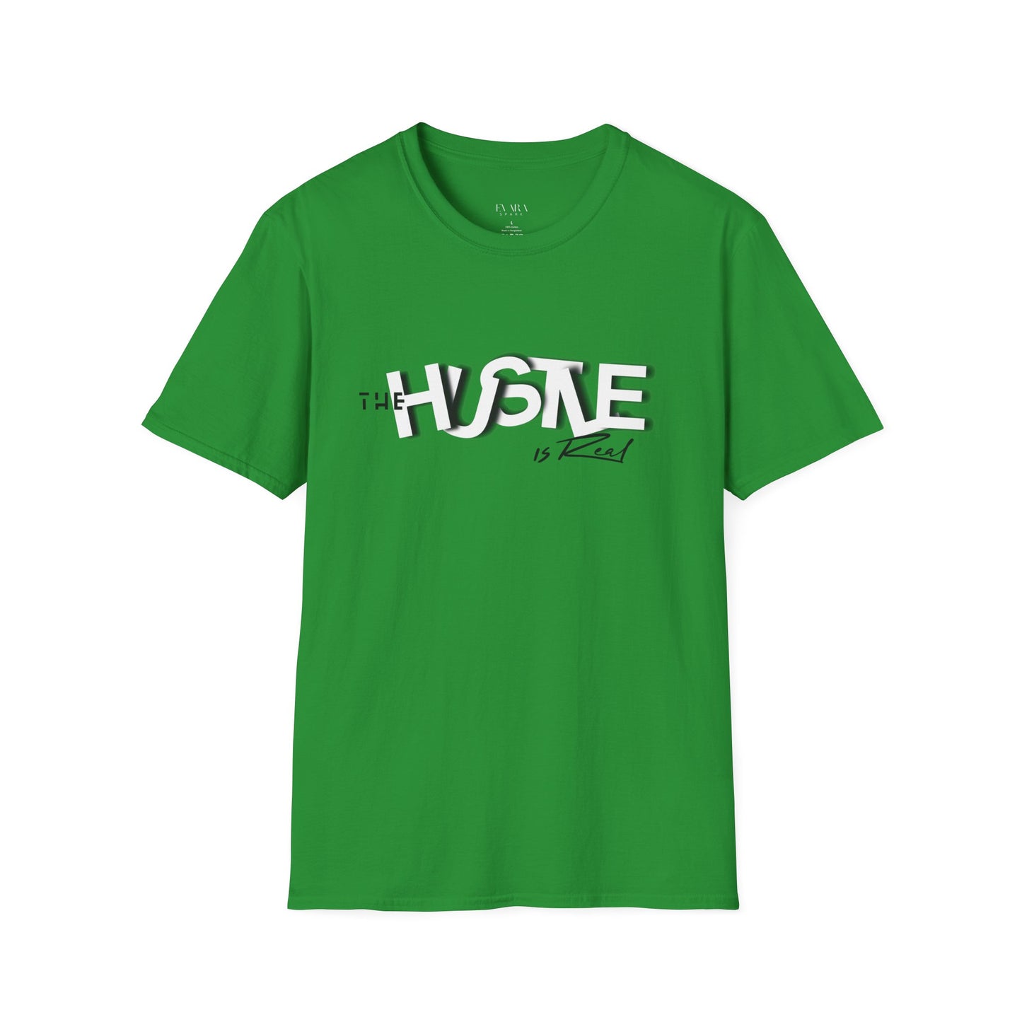 The 'HUSTLE Is Real' T-Shirt for Men-Soft style Cotton Graphic Tee