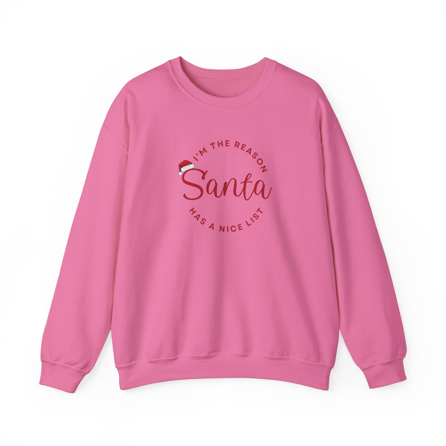 Unisex  Sweatshirt with a "Santa" quote on