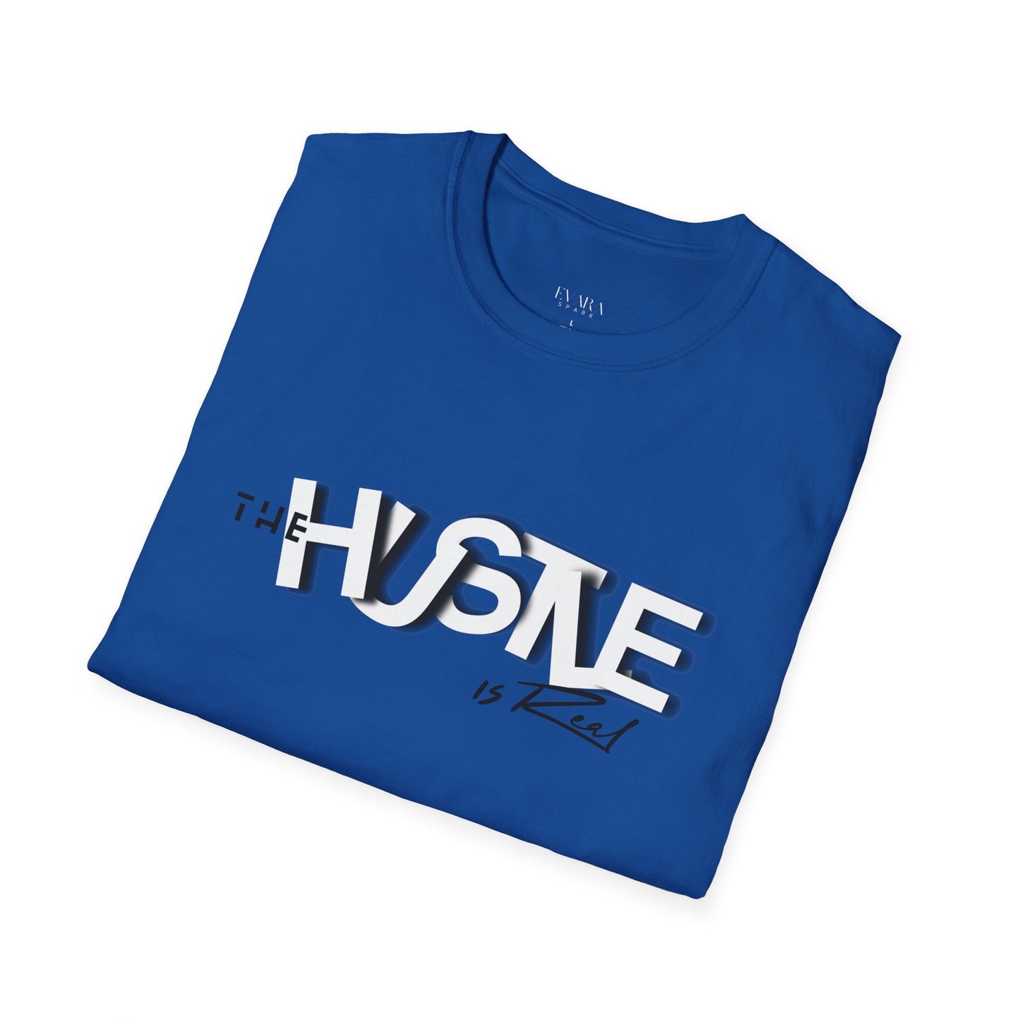 The 'HUSTLE Is Real' T-Shirt for Men-Soft style Cotton Graphic Tee
