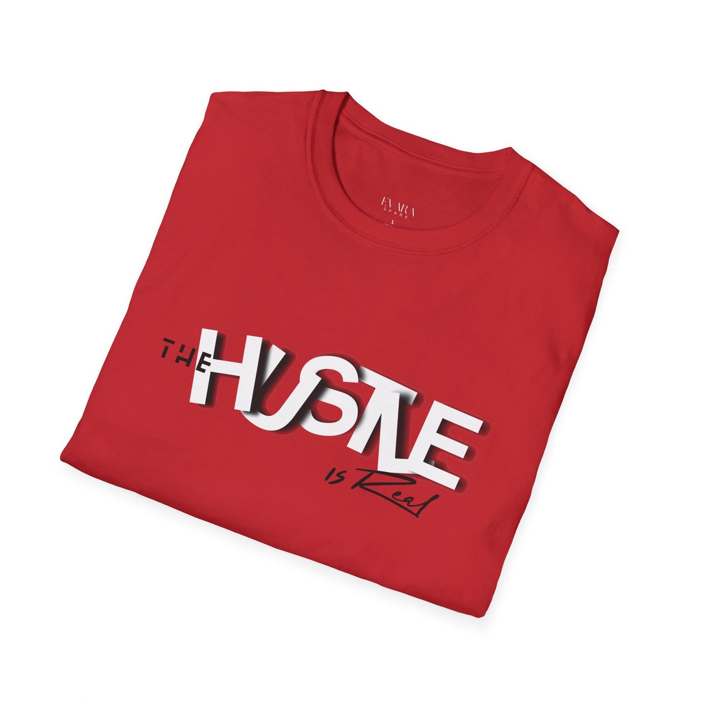 The 'HUSTLE Is Real' T-Shirt for Men-Soft style Cotton Graphic Tee