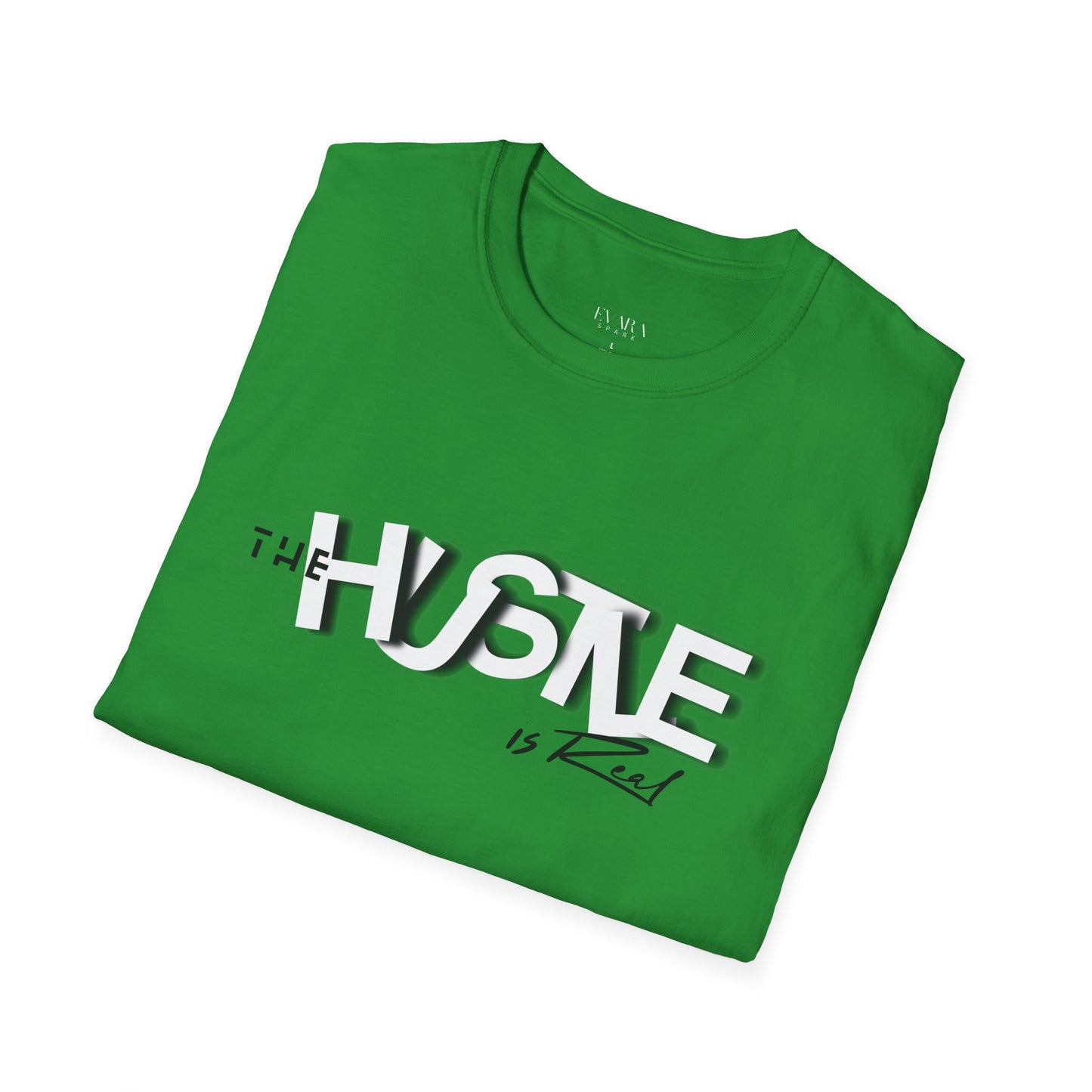 The 'HUSTLE Is Real' T-Shirt for Men-Soft style Cotton Graphic Tee