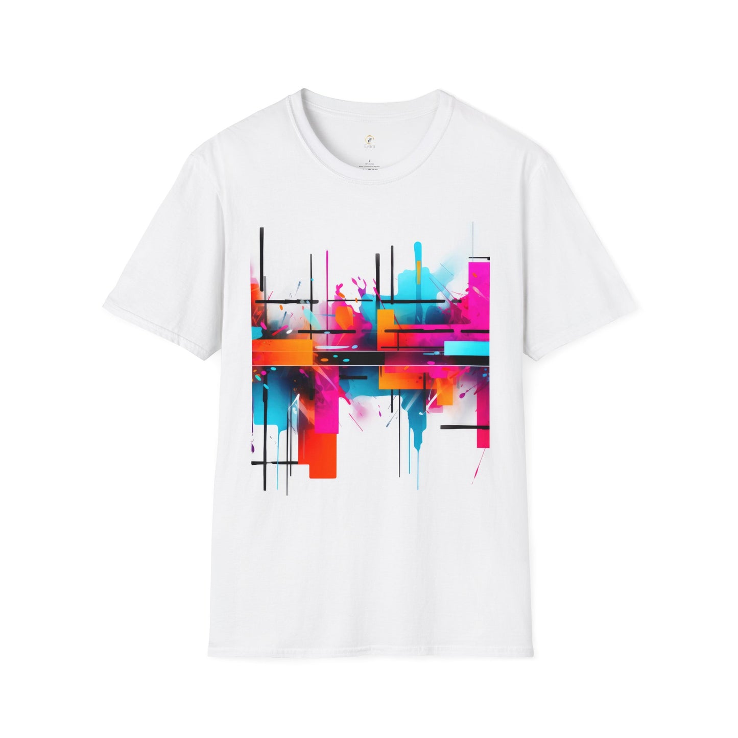 T-Shirt with eye catching colorful pattern