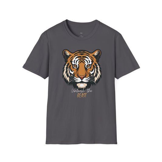 Tiger Graphic Men's T-Shirt - Unleash The Beast Design