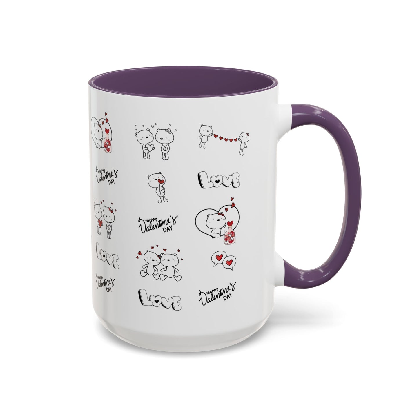 'Sipping on Love' Accent Mug