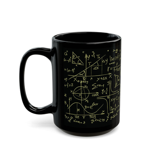 Mathematical Black Mug 15 oz - Perfect Gift for Teachers, Students & Math Lovers