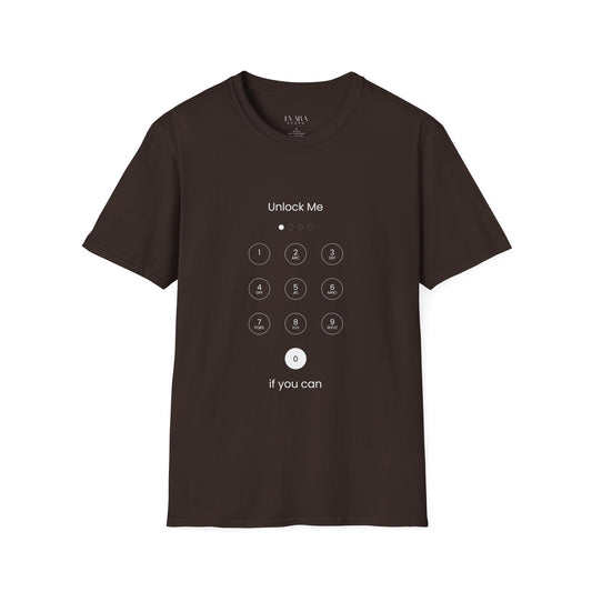 Unlock Me" graphic unisex t-shirt 