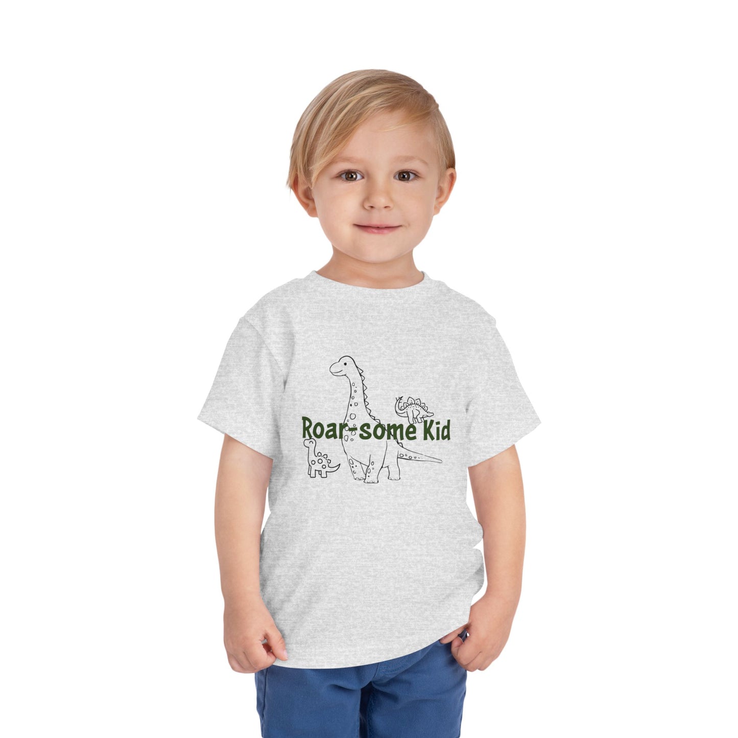 Toddler Short Sleeve Dinosaur Tee