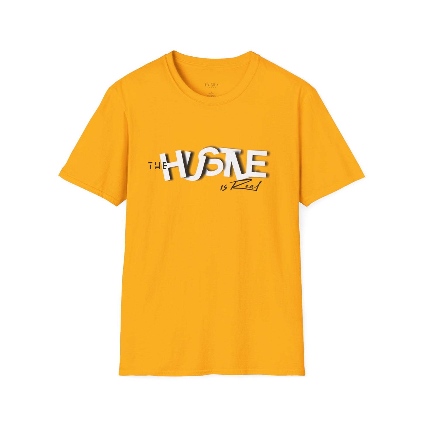 The 'HUSTLE Is Real' T-Shirt for Men-Soft style Cotton Graphic Tee