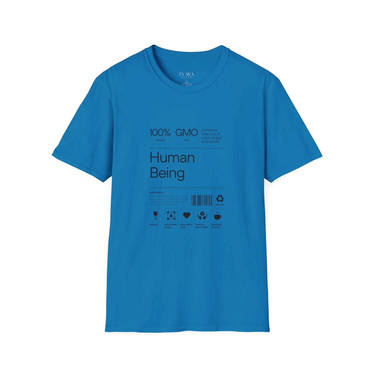 'Human Being' Unisex T-Shirt - Funny Graphic Tee for Everyday Wear