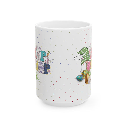 Easter Bunny Ceramic Mug  (11oz & 15oz)