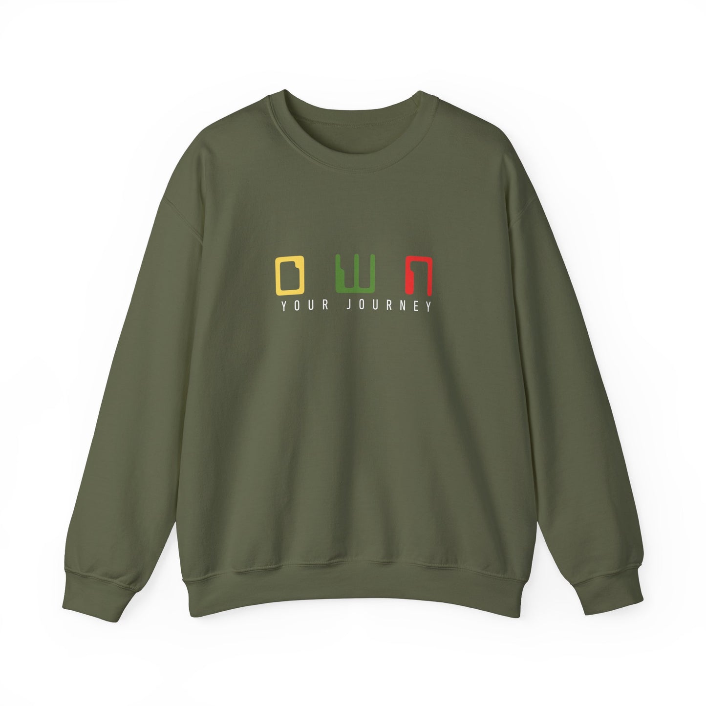 Men's Crewneck Sweatshirt - Own Your Journey Design