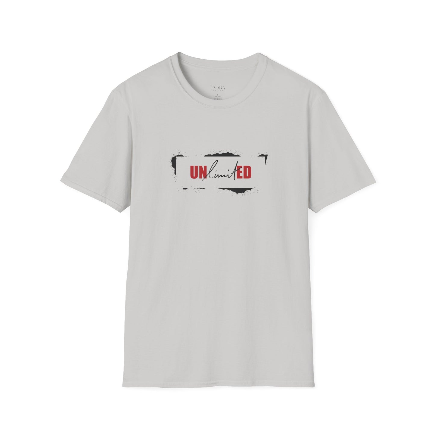 Unlimited Typography T-Shirt for Men – Soft style Cotton Tee-Minimalist Graphic Shirt, Motivational Streetwear