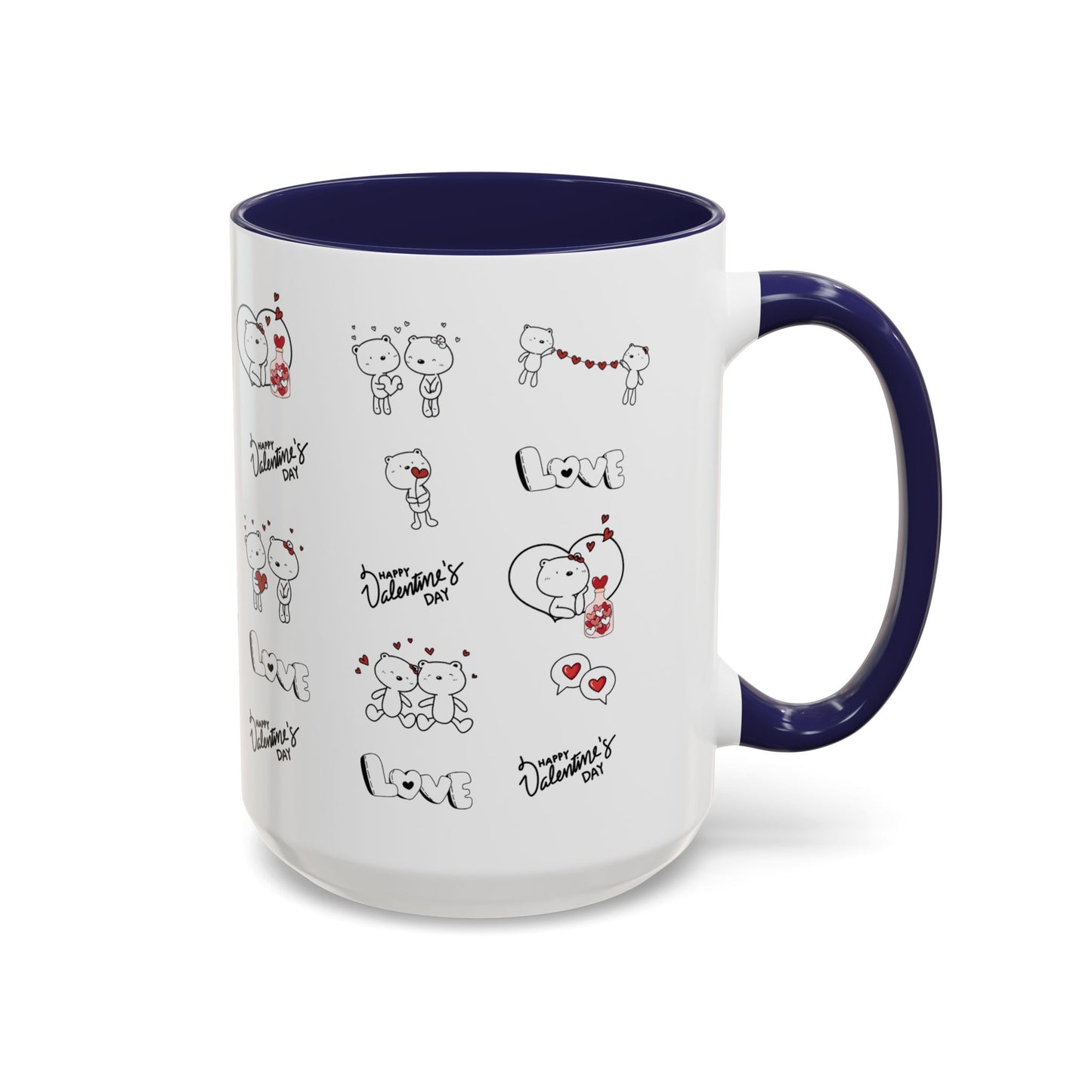 'Sipping on Love' Accent Mug