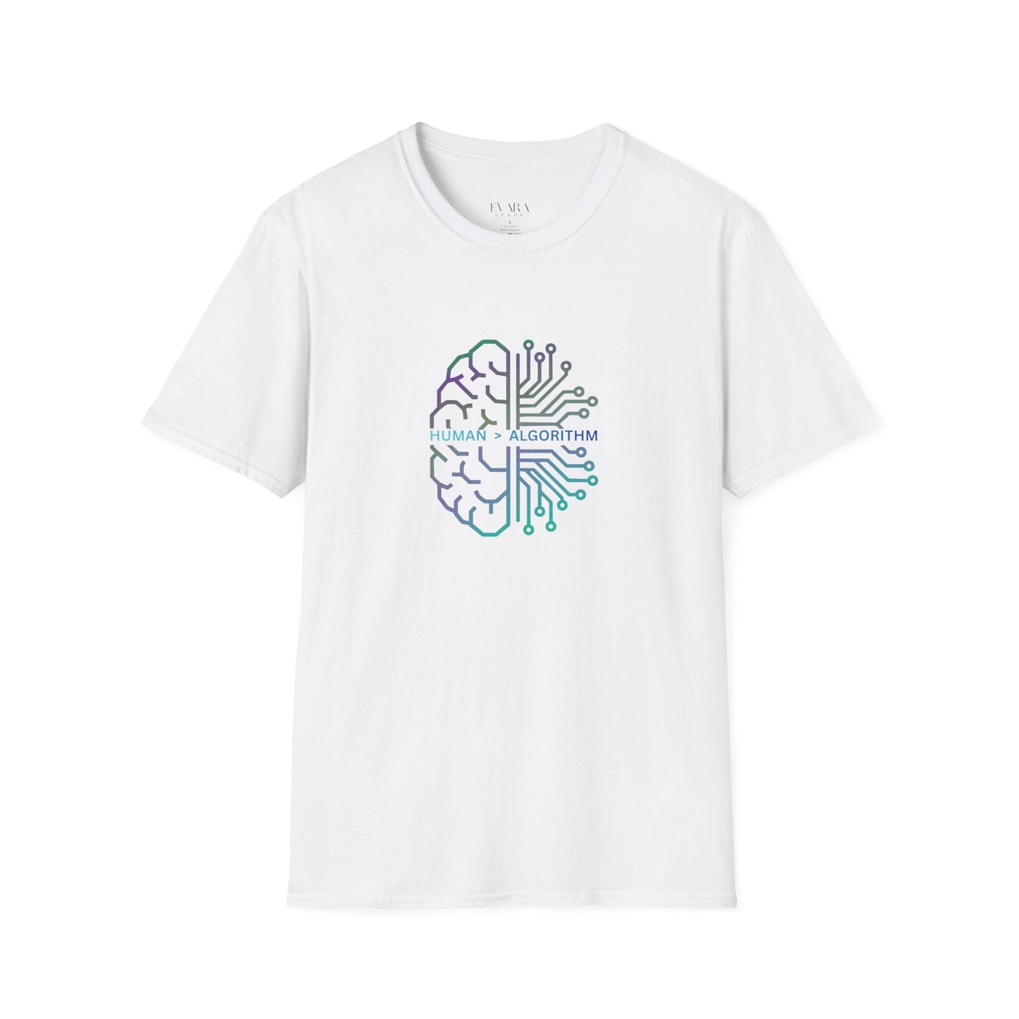 Human > Algorithm Unisex Graphic T-Shirt – Digital Soul Collection