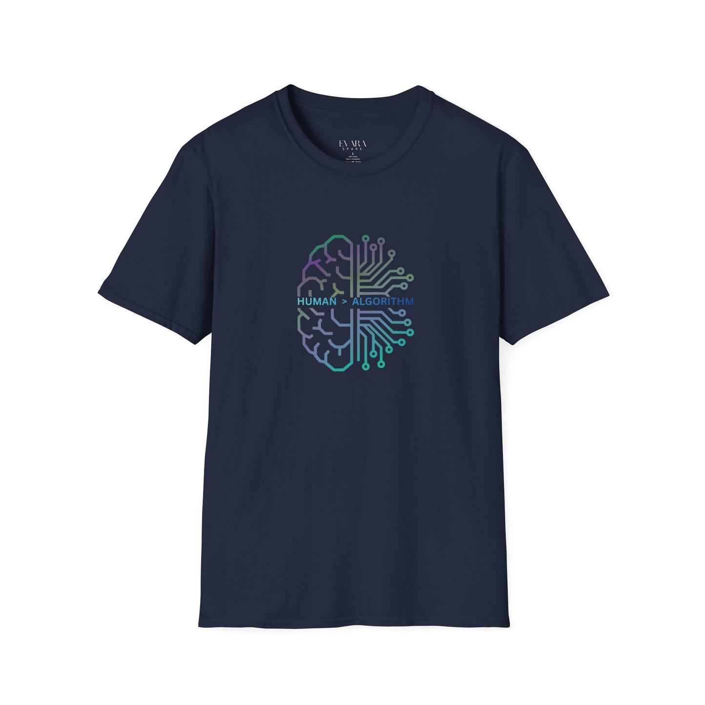 Human > Algorithm Unisex Graphic T-Shirt – Digital Soul Collection