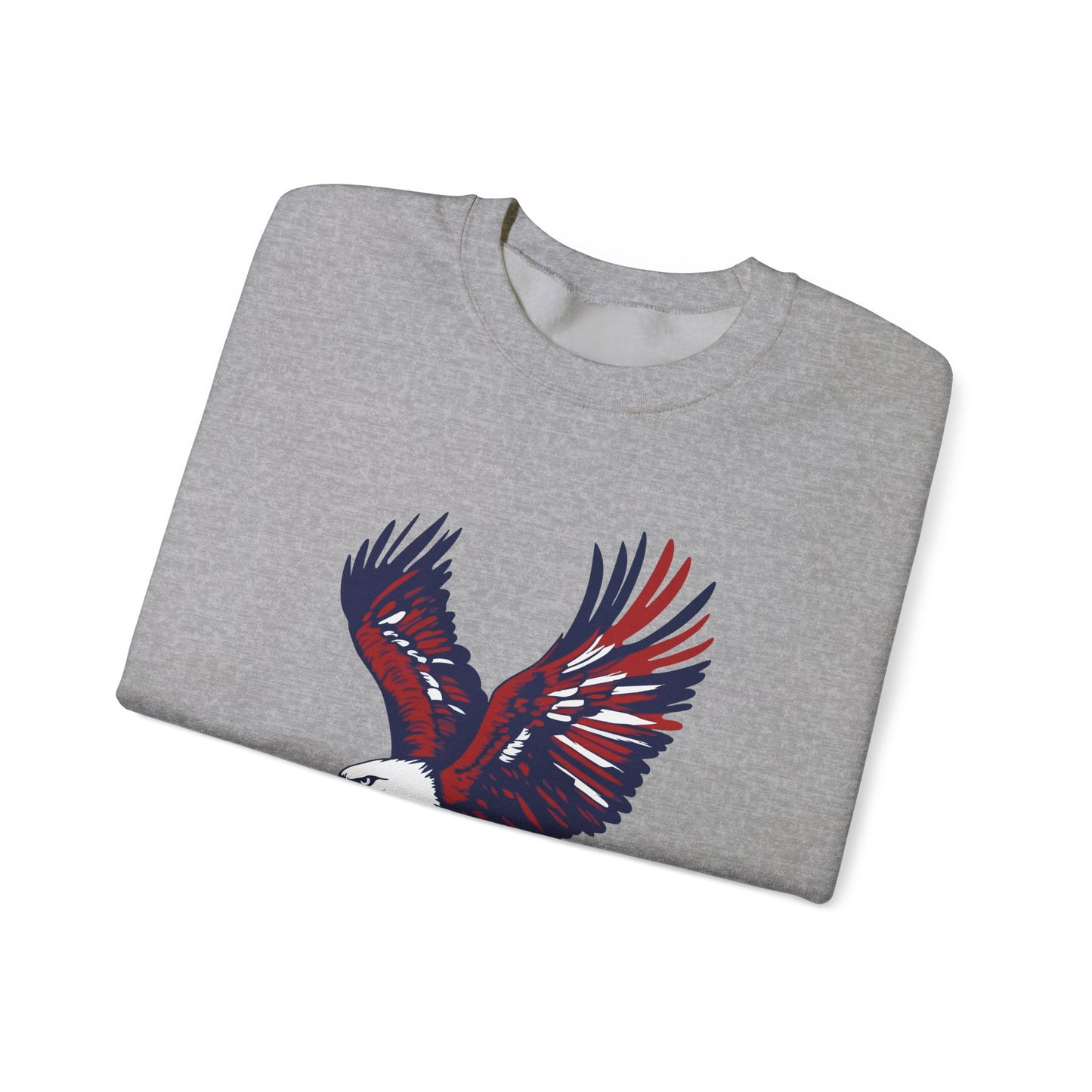 Vintage American Eagle Crewneck Sweatshirt – Retro Patriotic Graphic Fleece Pullover