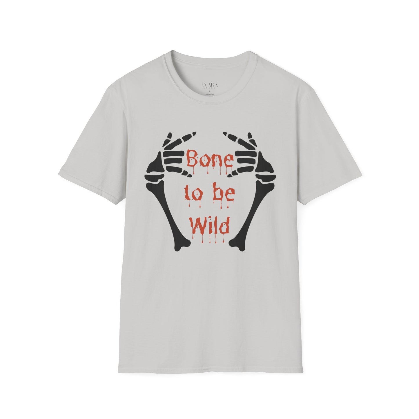 Bone to Be Wild Halloween T-Shirt, Funny Graphic Unisex Tee for Spooky Season