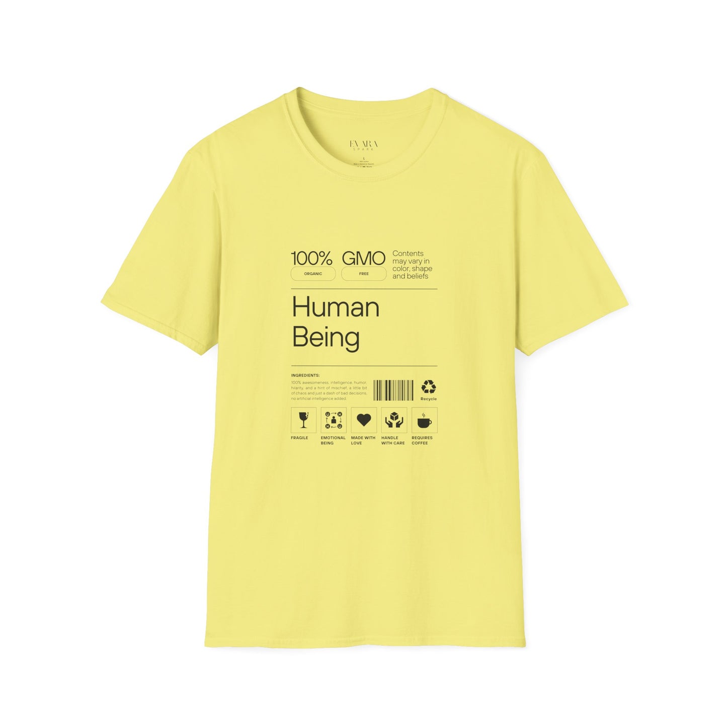 'Human Being' Unisex T-Shirt - Funny Graphic Tee for Everyday Wear